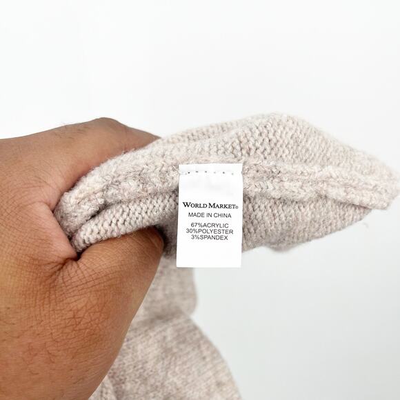 World Market Womens Lounge Pull On Knit Color Block Wide Leg Pants Size L/XL - Picture 6 of 8